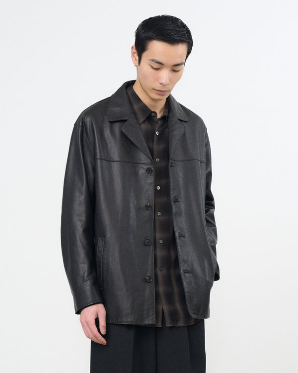 Ex. Cow Leather Car Jacket